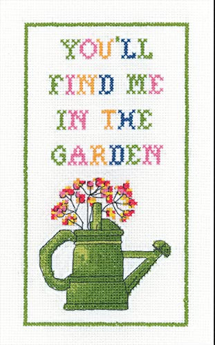 Heritage Crafts Cross Stitch Kit - in The Garden