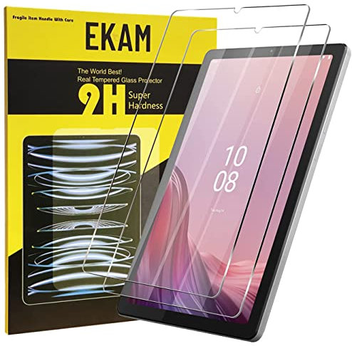 EKAM [2-Pack] Screen Protector for Lenovo Tab M9 9-Inch 2023, Anti-Scratch Premium Quality Film Tempered Glass for 9” Lenovo Tab M9 (TB-310FU) 2023