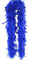 Flauschige Federboa zum Basteln, Federboa,Länge 200cm,Feder-Schal,Turkeyfeder Verkleidungszubehör,Halloween-Handwerk,Hochzeitsdekoration,Federstola Federschal Kostüm Karneval Mottoparty,Juwel blau