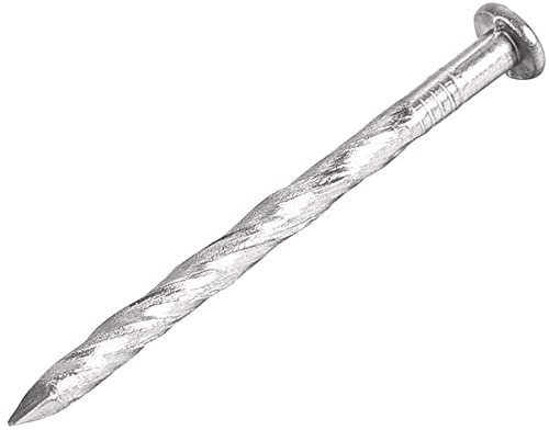 XYWHPGV Clous de pont en spirale Clou en acier inoxydable tige en spirale 41 mm x 3 mm (L x P), 100 pièces(61f8a 09ced 1d0c5 96a94 24549 04279