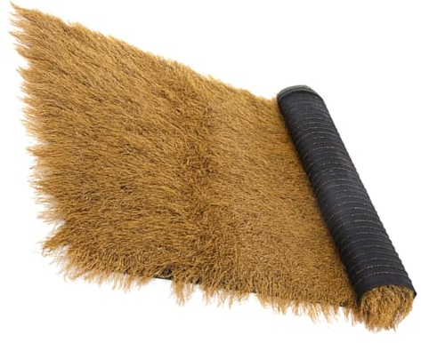 POPETPOP Realistic Straw Thatch Roof for Garden Diy Artificial Thatch Roofing Fine Craftsmanship