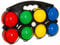 Garden Mile Plastic Boules Water Filled boules set for kids - Garden Game Set Includes 8 Colourful French Boules, boules jack and Carry Holder Fun Outdoor Garden Game for all ages