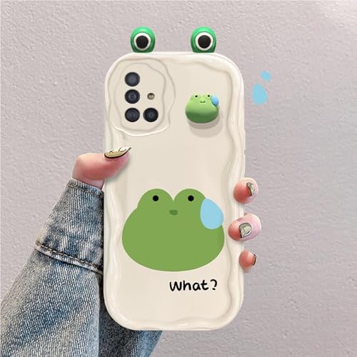hdqICase 3D Cartoon Hülle Kompatibel mit Samsung Galaxy A51 4G | Süßes Stoßfestes und Stylisches Silikon Cover