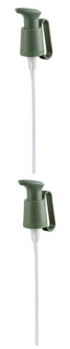 TOPBATHY Lot De 2 Pompes À Sirop De Rechange pour Distributeur De Bouteilles Souples pour Pots De Sauce Installation Facile
