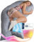 Traumreiter Seitenschläferkissen Visco XL langes Wendekissen Memory Foam [orthopädisch] + Watte Seite | Schwangerschaftskissen zum Schlafen, Stillkissen Kissen, Komfortkissen mit Bezug Grau Deluxe