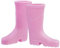 ZauberDeko Wichtel Zubehör Gummistiefel PINK Rosa Wichteline Miniatur Puppenhaus Set 1 Paar