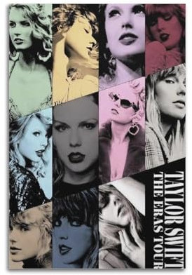 JFNWOOQA Poster mit Sänger Taylor Swift, 11, Wandkunst, dekoratives Gemälde, Schlafzimmer, Gemälde, Poster, 20 x 30 cm, ungerahmter Stil