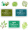 9 Stück Stempelkissen Set, 3 Farben Pigment-Stempelkissen, Ungiftig Stempelkissen Kinder, Grün Abwaschbar Fingerstempelfarbe für Papier Handwerk Stoff - 7,2 x 5,2 x 2,1 cm