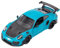 Easy Toys Modellino Auto Compatibile con Porsche 911 GT2 RS. Auto Giocattolo in Scala con Porte Apribili. Modellismo Automobile. (Azzurro)
