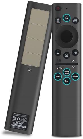 Gvirtue BN59-01385A BN59-01385B Remote Control Compatible with Samsung Solar Voice Remote Control with Solar USB-C Charge, Voice Search, Compatible with Samsung QLED/4K/8K Crystal UHD 2018-2025 TVs