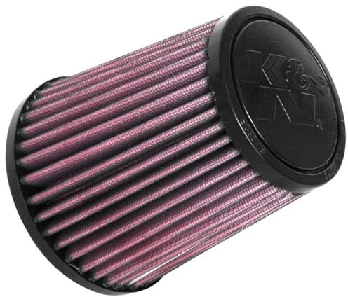 K&N Universal Clamp-On Air Filter: High Performance, Premium, Washable, Replacement Filter: Flange Diameter: 2.5 In, Filter Height: 5 In, Flange Length: 0.75 In, Shape: Round Tapered, RU-9630