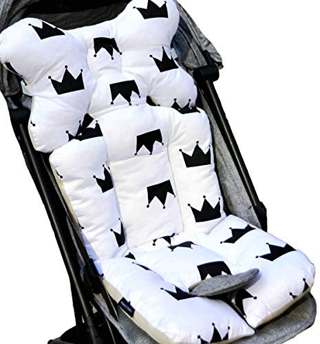 Baby-Hauptkörperstützkissen Kissen mit Extra Soft Organic Cotton Autositz Kinderwagen Insert bestes Geschenk für Baby