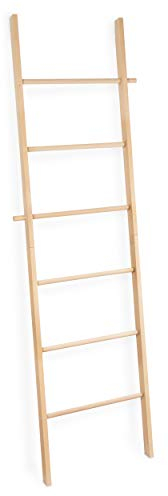 KOMMOD - LÄSSIGE FURNITURE Handtuchleiter Frida, Buche speichelfest geölt, 177 x 57 x 4 cm, Handarbeit aus Deutschland, Handtuchständer, Handtuchhalter Holz