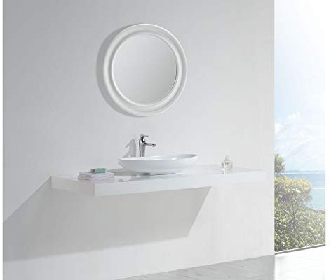 home-systeme - Aufsatzwaschtisch HS1306 Waschbecken (70 cm) Bad Mineralguss Waschschale