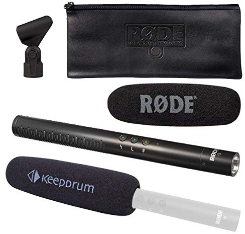 Rode NTG-4 Richtmikrofon + keepdrum Schaumstoff Popschutz KDWSVM