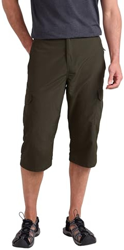 Mountain Warehouse Explore Mens Long Shorts - Fast Dry Shorts, Lightweight, Shrink & Fade Resistant Hiking Shorts, 4 Pockets -Spring Summer, Walking, Safari, Beach