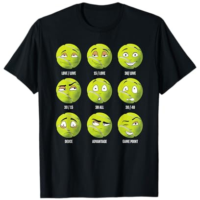 Tennis Lustig Herren Damen | Tennisbekleidung T-Shirt