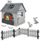 smalla Filz Gartenhaus Kinder ab 0-100% Recycling Spielhaus Garten - Spielzeug Balkon Kleinkind - Spielhaus Kinder Outdoor Spielplatz für Garten - Spielhaus Indoor Kinder Kinderspielhaus Outdoor