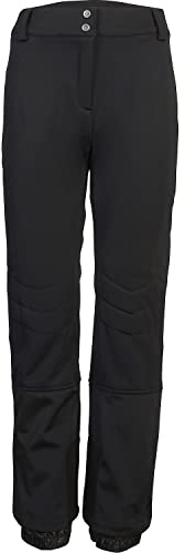 Killtec Damen Thônes Wmn Sft Pnts B Skihose Softshellhose mit Kantenschutz und Schneefang, Schwarz, 40 EU