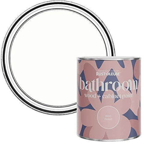Rust-Oleum Light Green Moisture Resistant Bathroom Wood and Cabinet Paint in Matt Finish - APPLE BLOSSOM 750ML