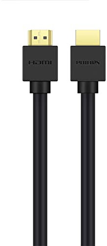 PHILIPS SWV9431 Câble HDMI UHD 8K – 4320p, 3D, eARC, transfert de données 48 Gbit/s, 60 Hz, HDR dynamique – 1,5 m | Améliorez votre expérience visuelle et audio avec une superbe résolution 8K et des