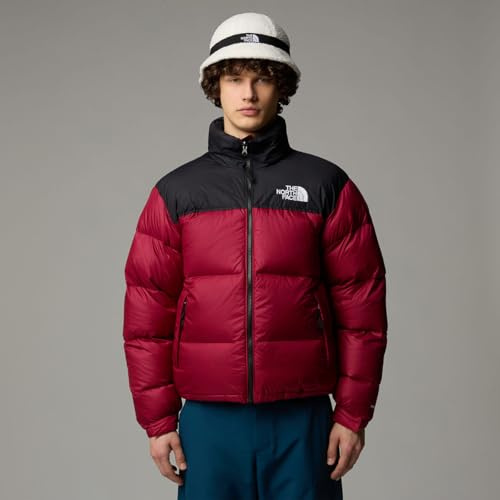 The Noth Face Men's 1996 Retro Nuptse Down Jacket, Beetroot/Tnf Black, L