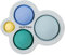 Nattou Pop-it Toy Silicone, 10 cm, Blue