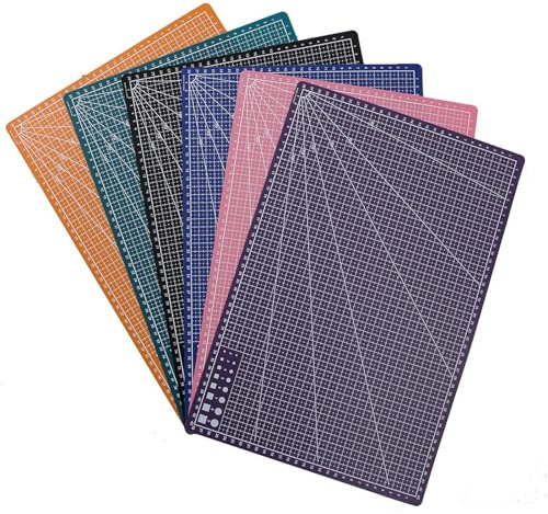 CUSROS Hobbyist Cutting Pad Professional A3 A4 Cutting Mat Board with Clear Scale Multi-purpose Diy Craft Precision Self-healing Cutting Pad Random A3