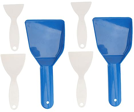 INOOMP 6 Uds Pala De Deshielo Congelador Plano Pala De Nieve para Coche Quitanieves Pala para Quitar Nieve Pala De Mano para Escarcha Pala para Nieve Raspador De Congelador Pala De Hielo
