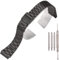 Cinturino di ricambio in acciaio inossidabile da 18 mm, compatibile con Casio F-108WH AE1200WH A168WA A158WA LA670WGA A700W, accessori per orologi da donna e da uomo (nero3)