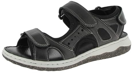 Andrea Conti Damen Sandale, schwarz, 38 EU