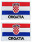 MagaPro Aufnäher mit Kroatien-Flagge, bestickt, für Rucksäcke, Mützen, Jacken, Hosen, 2 Stück