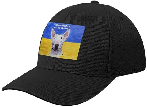 CIZIEOE Baseball Kappe Baseball Cap Bullterrier Napoleon Cap Baseball Cap Thermal Visor Golf schwarz Anime Hut Luxus Frau Männer
