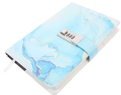 DIYEAH Cuaderno Diario Con Candado Libro De Contraseñas Pequeño De Notas Con Cerradura