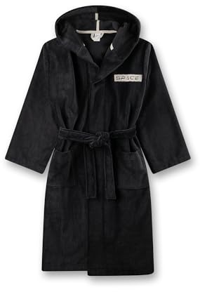 Sanetta Jungen-Bademantel blau | Hochwertiger und kuscheliger Bademantel aus Frottee für Jungen.