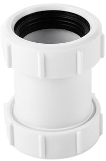 Connettore dritto per tubo da 40 mm, raccordo dritto in PVC, connettori di prolunga per tubi, raccordi idraulici per vasca da bagno, cucina, lavello e piatto doccia