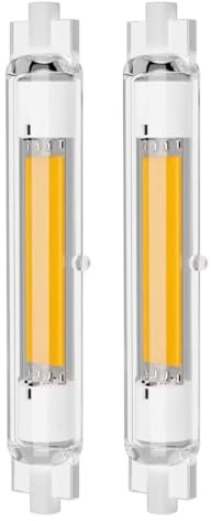 EIMOPE Ampoules R7S led 118mm Dimmable 30w, Blanc Naturel 4000K, 3000LM, Ampoules R7S LED COB Double Ended 118mm 30w Remplace 200W 300W Ampoules Halogènes, Éclairage à Faisceau 360 °, Paquet de 2