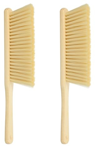 QUARKZMAN 2 Stück Holzstaubbürste 36cm Handbesen Reinigungsbürste