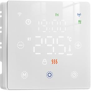 RASTKY Smart Thermostat Boiler Heating Control App Remote Frost Protection for Home Villa