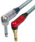 Neutrik SILENT Guitar Jack to Jack Lead. Van Damme Cable. Angled 1m 3m 6m 5m 10m (3m, Grey)