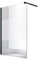 Glaszentrum Hagen - (Typ/Schwarz) 100x200cm Satinert Mitte 10mm Duschwand - Duschabtrennung - Dusche - Walk-In Dusche - ESG - Variante