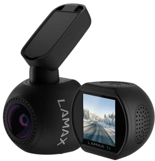 LAMAX T4 Autokamera mit nativem Full HD/30fps, Magnethalterung, Superkondensator, 140°, 1,5“ Display mit deutschem Menü, WDR, optional GPS