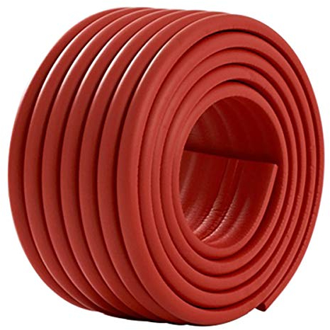 Cozylkx 2 M/6,56 Ft Flexible Wandverkleidung Sockelleiste Dekoration 3d Muster Taillenlinie Zierleiste Für Wohnzimmer Deckenhintergrund,Rot