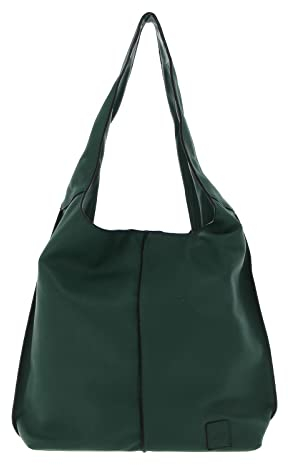 FREDsBRUDER Damen Tasche Schultertasche Shopper Umhängetasche Schultertasche Logoschriftzug Glattleder uni