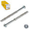 STRÜBER Rahmendübel mit Sechskantschraube & Scheibenkopf mit SW/TX-Buchse (10x180 mm / 25 Stück) Torx - Fensterrahmendübel - Langschaftdübel - Wandrahmenbefestigung - Nylondübel - ETA Zulassung