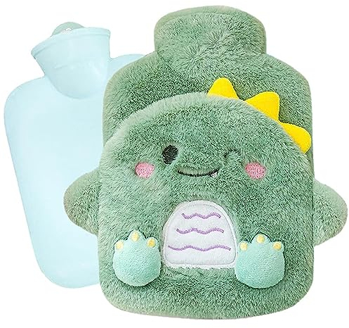 Cisixin Bouillotte en Peluche, Mignonne Bouillotte pour la Chaleur et le Soulagement de la Douleur, Utilisable par les Adultes et les Enfants.