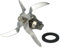vhbw Couteau de mixeur compatible avec Silvercrest SKMC1200D4, SKMC1200A1, SKMC1200C3 robot culinaire - Avec 4 lames en acier inoxydable