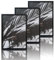 VUVUZULA Lot de 3 cadres photo A2 en bois MDF - Noir