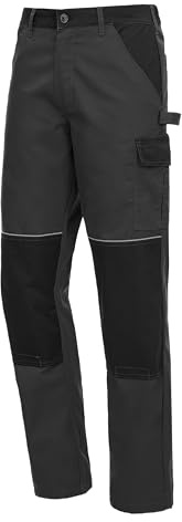 ASKON Nitras Motion Tex Light, Lange Arbeitshose, schwarz, atmungsaktives und leichtes Material, dehnbarer Bund