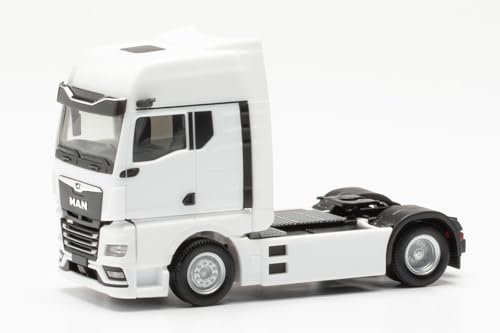 Herpa modello di camion MAN eTGX Trattore, in scala 1:87, pezzo da collezione, modello tedesco, statuetta plastica